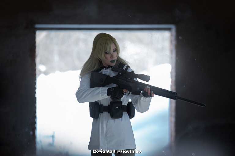 Metal Gear Solid - The Twin Snakes - Sniper Wolf Cosplay - full length port. Metal Gear Solid - The Twin Snakes - Sniper Wolf Cosplay - full length port.