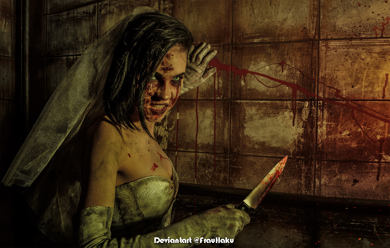 Outlast - Whistleblower - Edward Gluskin (The Groom) (Female) Cosplay - artistic framing