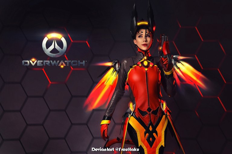Overwatch - Mercy (Angela Ziegler) (Devil) Cosplay - body photo Overwatch - Mercy (Angela Ziegler) (Devil) Cosplay - body photo