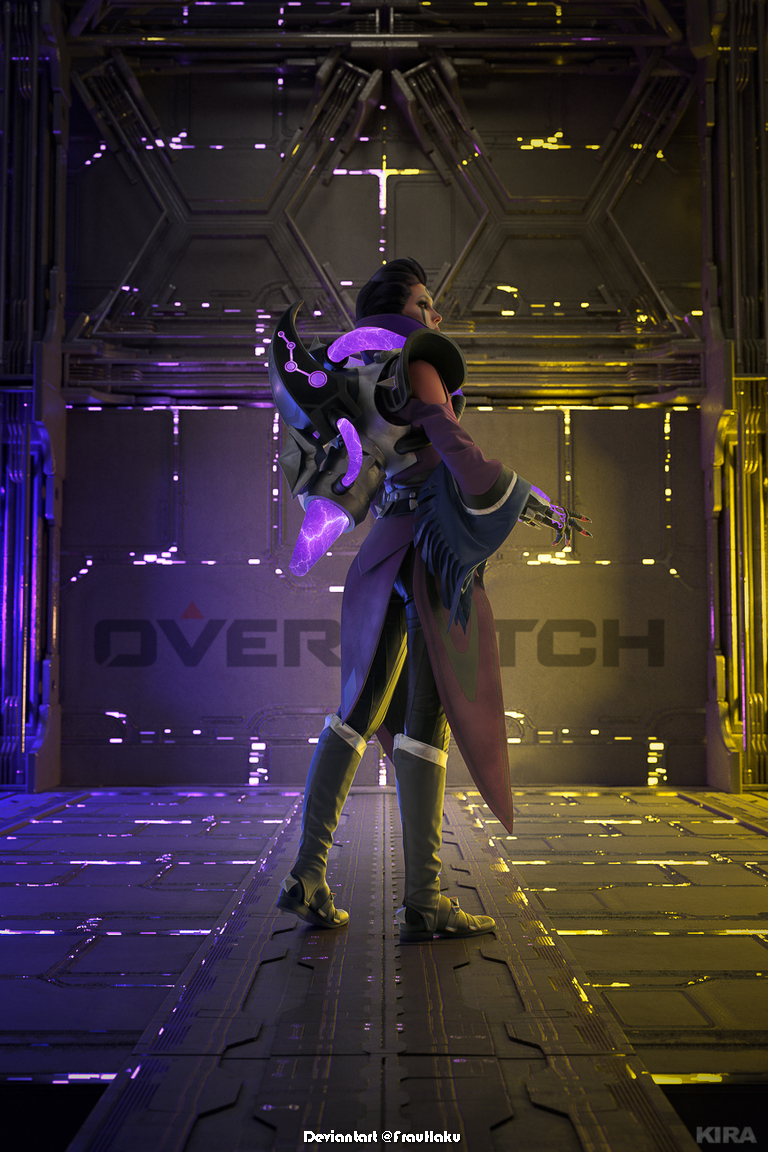 Overwatch - Moira O Deorain (Moon) Cosplay - anime costume