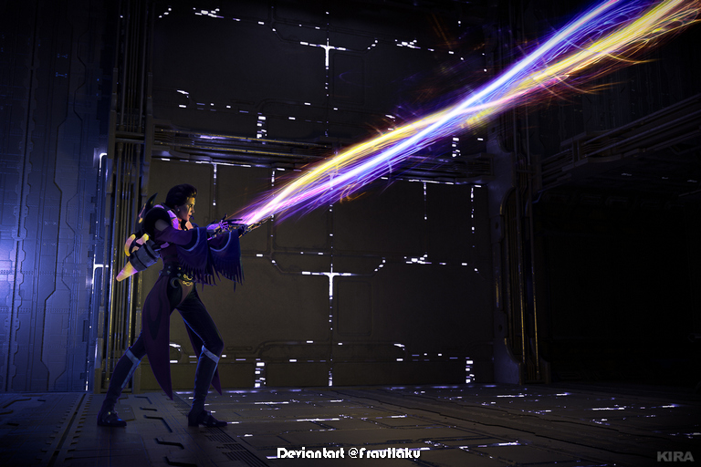 Overwatch - Moira O Deorain (Moon) Cosplay - full length port.