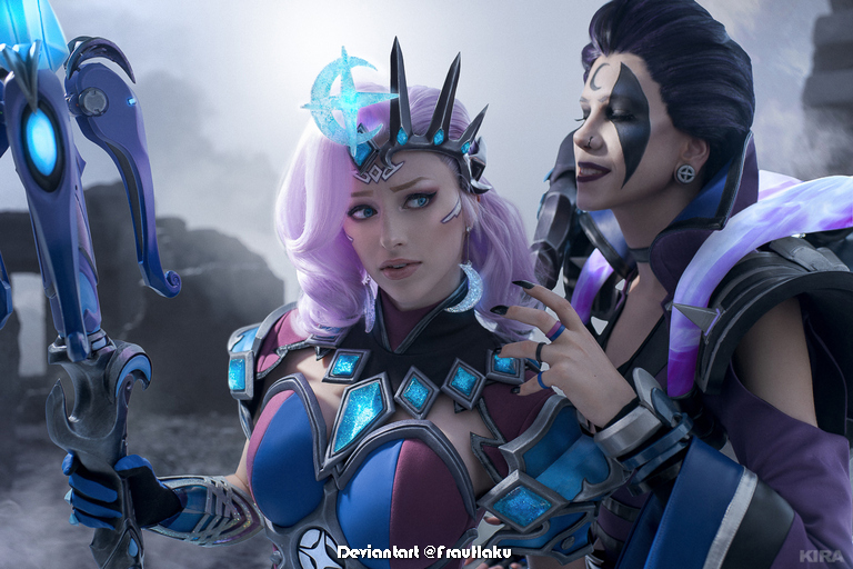 Overwatch - Moira O Deorain (Moon) &amp; Mercy (Angela Ziegler) (Atlantic) Cosplay - portrait photo