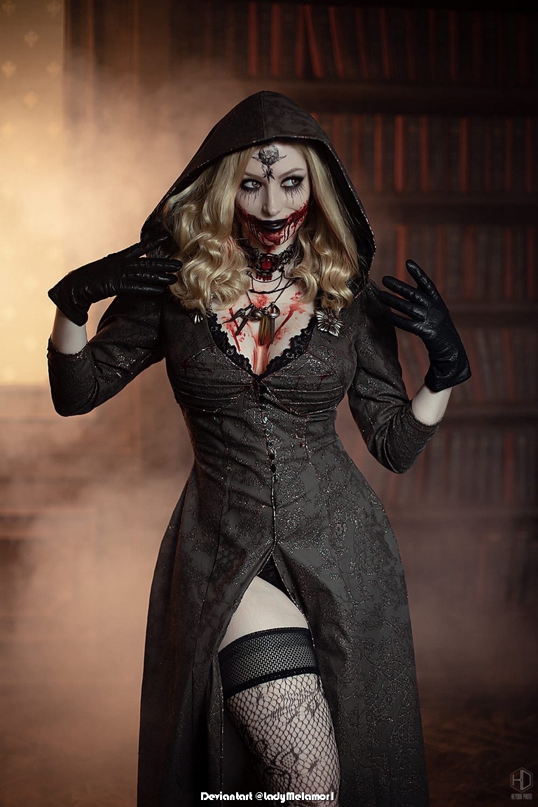 Resident Evil Village - Bela Dimitrescu Cosplay - soft focus shot