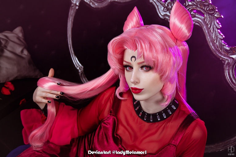 Sailor Moon Black Lady Chibiusa Tsukino Cosplay 3
