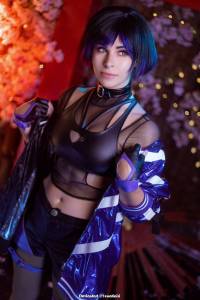 Tekken 8 - Reina Mishima (Purple Lightning) Cosplay
