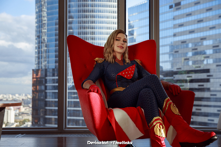 The Boys - Homelander (The Worlds Greatest Superhero) (Female) Cosplay - body photo The Boys - Homelander (The Worlds Greatest Superhero) (Female) Cosplay - body photo