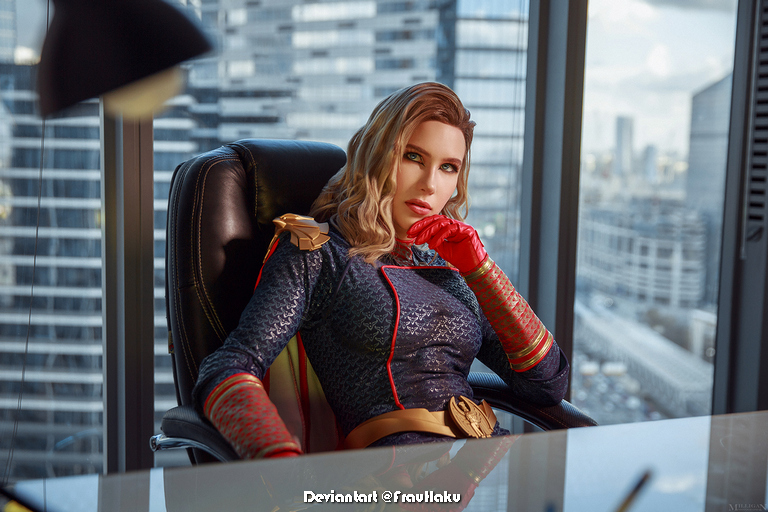 The Boys - Homelander (The Worlds Greatest Superhero) (Female) Cosplay - costume portrait The Boys - Homelander (The Worlds Greatest Superhero) (Female) Cosplay - costume portrait