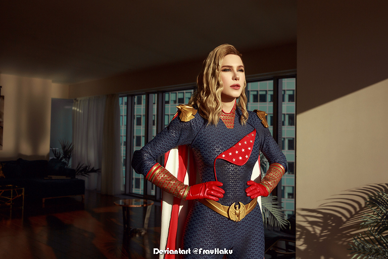 The Boys - Homelander (The Worlds Greatest Superhero) (Female) Cosplay - full body port. The Boys - Homelander (The Worlds Greatest Superhero) (Female) Cosplay - full body port.