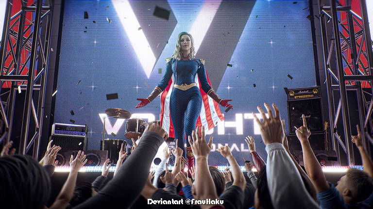 The Boys - Homelander (The Worlds Greatest Superhero) (Female) Cosplay - costume portrait The Boys - Homelander (The Worlds Greatest Superhero) (Female) Cosplay - costume portrait