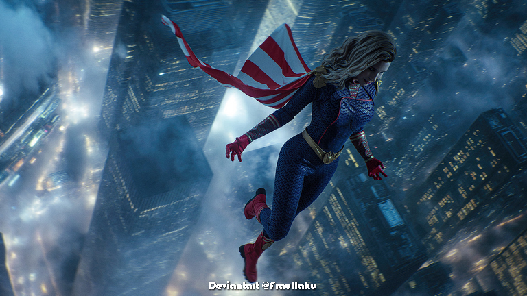 The Boys - Homelander (The Worlds Greatest Superhero) (Female) Cosplay - costume show The Boys - Homelander (The Worlds Greatest Superhero) (Female) Cosplay - costume show