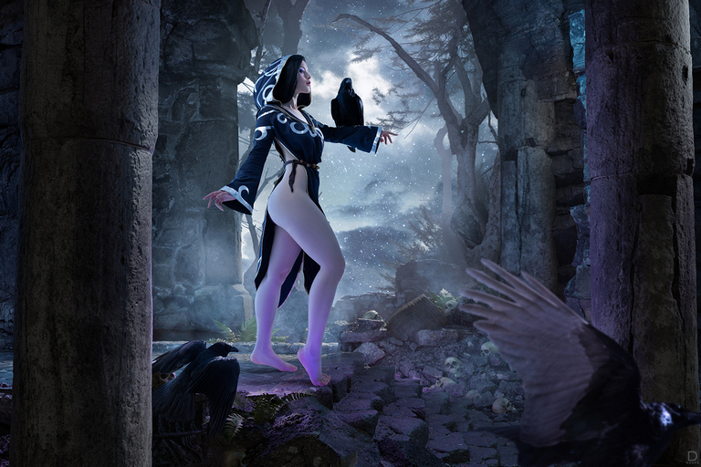 The Elder Scrolls 5 Skyrim Nocturnal Night Mistress Cosplay 3