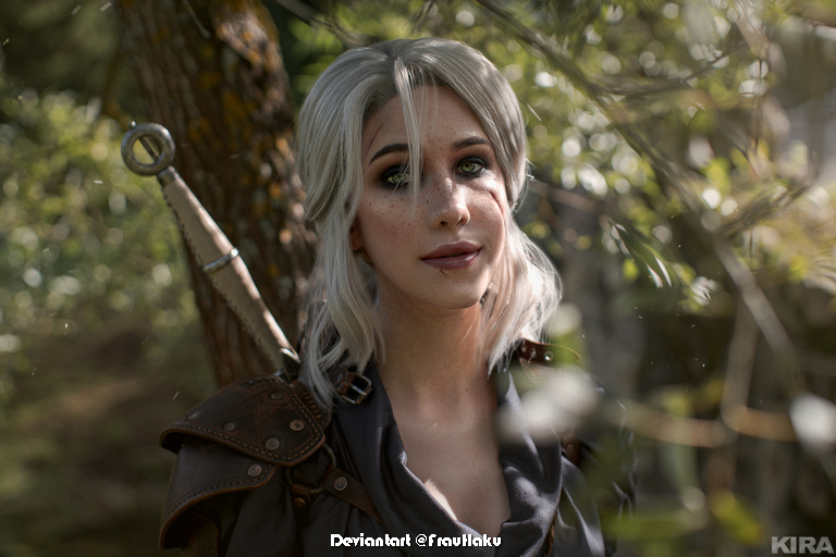 The Witcher 3 - Wild Hunt - Ciri (Cirilla Fiona Elen Riannon) (Klaus Wittmann) (Concept) Cosplay - full body port.