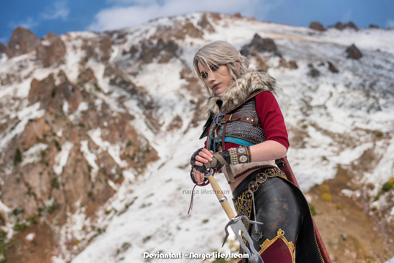 The Witcher 3 Wild Hunt Ciri Cirilla Fiona Elen Riannon Zerrikania Cosplay 3
