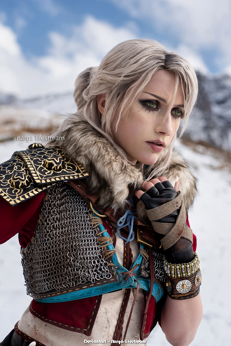 The Witcher 3 Wild Hunt Ciri Cirilla Fiona Elen Riannon Zerrikania Cosplay 5
