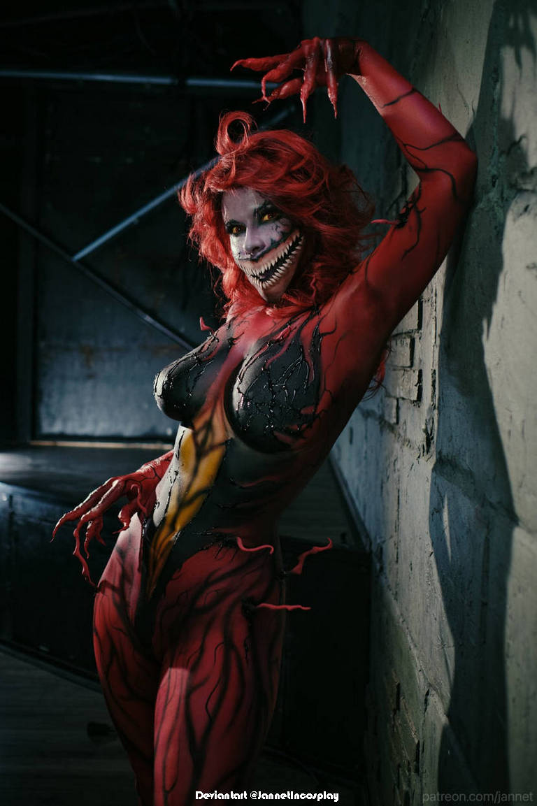 Ultimate Spider-Man - Gwendolyn Maxine Stacy (Earth-1610) (Carnage) Cosplay - erotic study