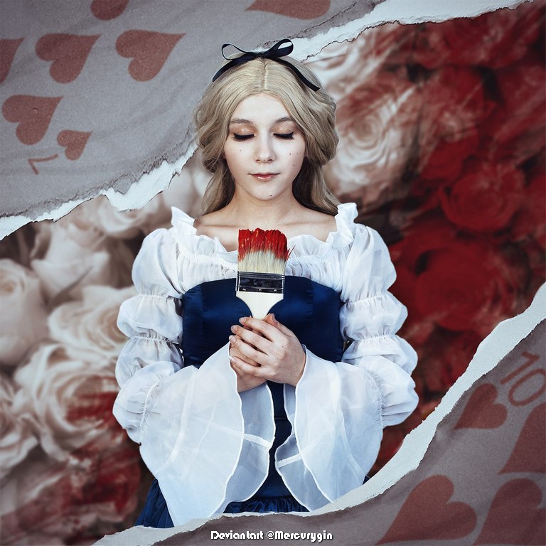 Alice in Wonderland - Alice Kingsleigh Cosplay - portrait photo