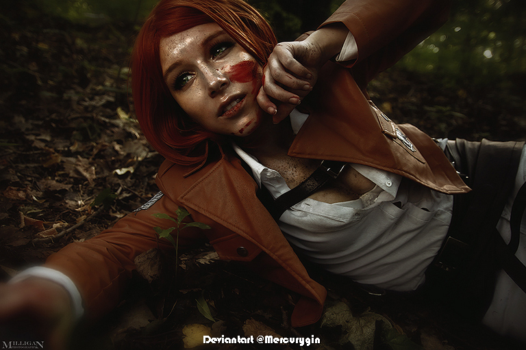 Attack on Titan - Petra Ral Cosplay - full length character portrait