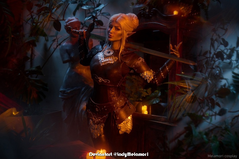 Baldurs Gate 3 - Minthara Baenre (Nightwarden) Cosplay - full length port.