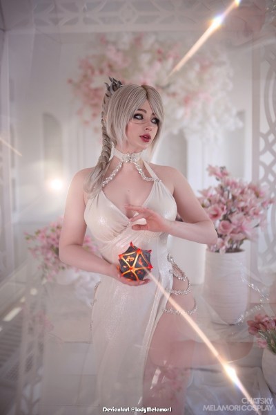 Baldurs Gate 3 - Shadowheart (Jenevelle Hallowleaf) (Bride) Cosplay
