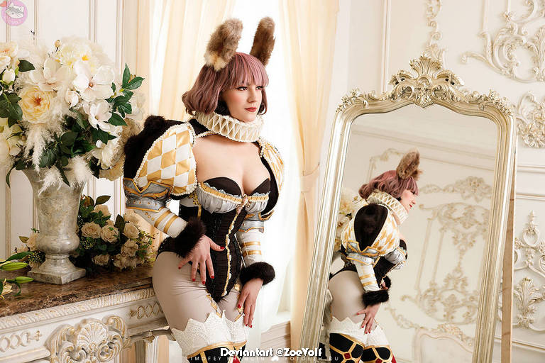 Bunny Knight Original Vision Cosplay - sophisticated character portrait