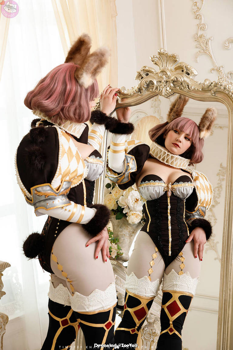 Bunny Knight Original Vision Cosplay - refined costume study