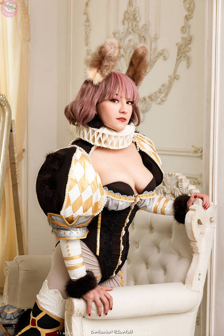 Bunny Knight Original Vision Cosplay - cinematic costume portrait