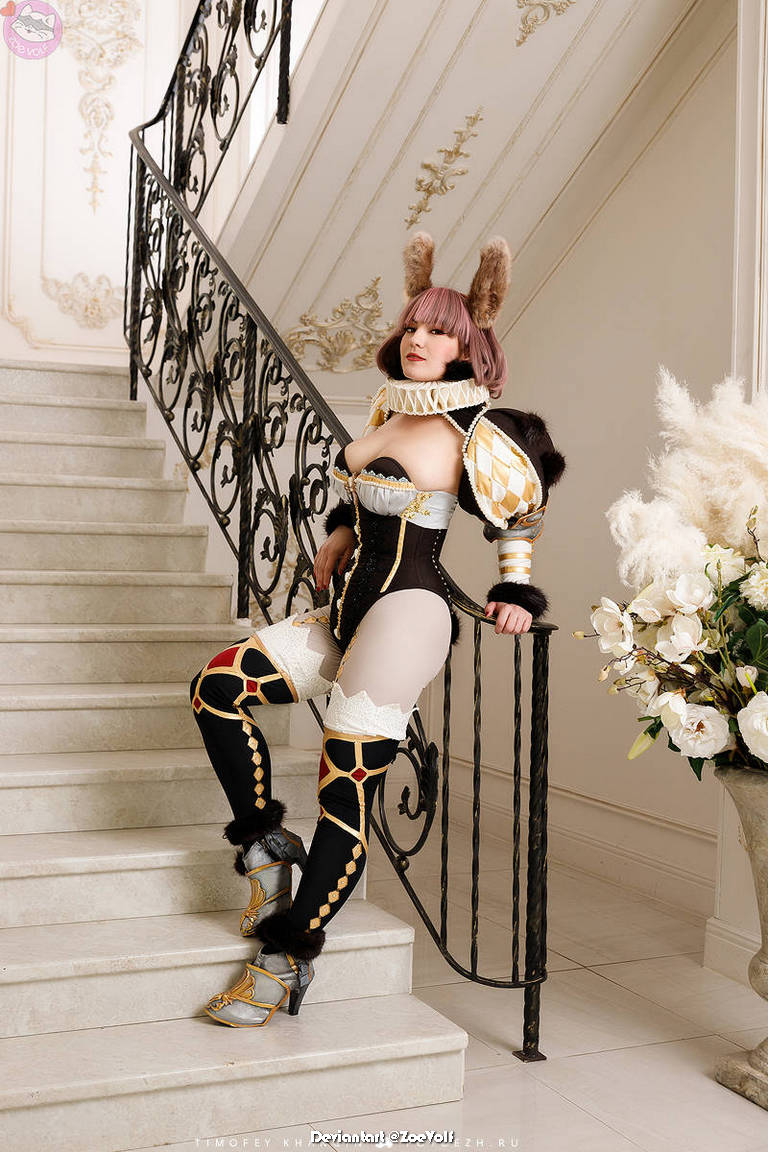 Bunny Knight Original Vision Cosplay - focused costume photography
