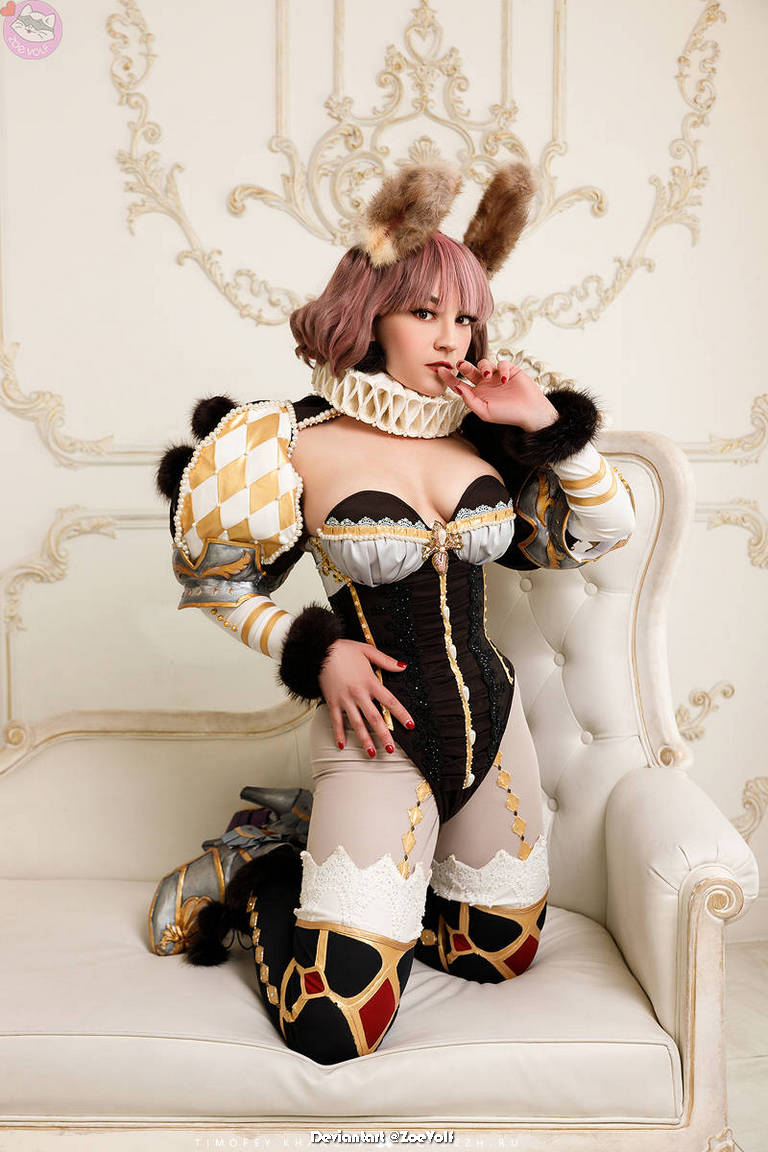 Bunny Knight Original Vision Cosplay - sophisticated character portrait