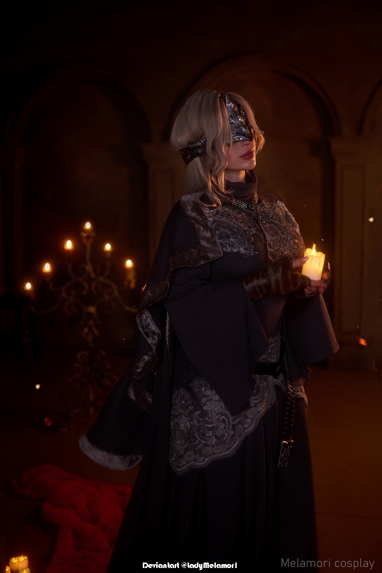 Dark Souls 3 - Fire Keeper Cosplay - full body portrait Dark Souls 3 - Fire Keeper Cosplay - full body portrait