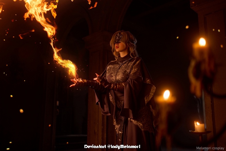 Dark Souls 3 - Fire Keeper Cosplay - full body character photo Dark Souls 3 - Fire Keeper Cosplay - full body character photo