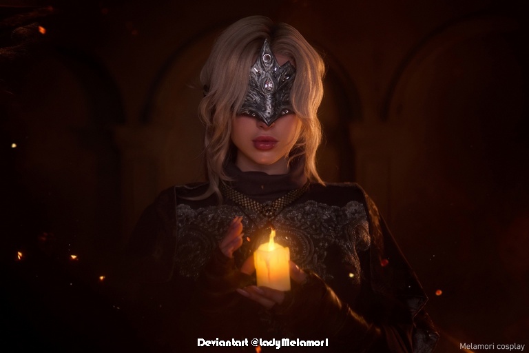 Dark Souls 3 - Fire Keeper Cosplay - character costume portrait Dark Souls 3 - Fire Keeper Cosplay - character costume portrait