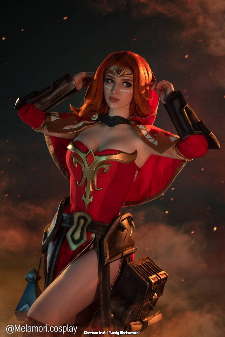 Dota 2 - Lina (Slayer) (Smoldering Journey) Cosplay - visual exploration