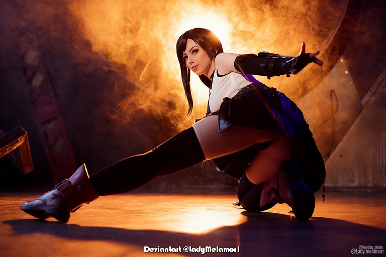 Final Fantasy 7 - Rebirth - Tifa Lockhart Cosplay - sophisticated portrait Final Fantasy 7 - Rebirth - Tifa Lockhart Cosplay - sophisticated portrait
