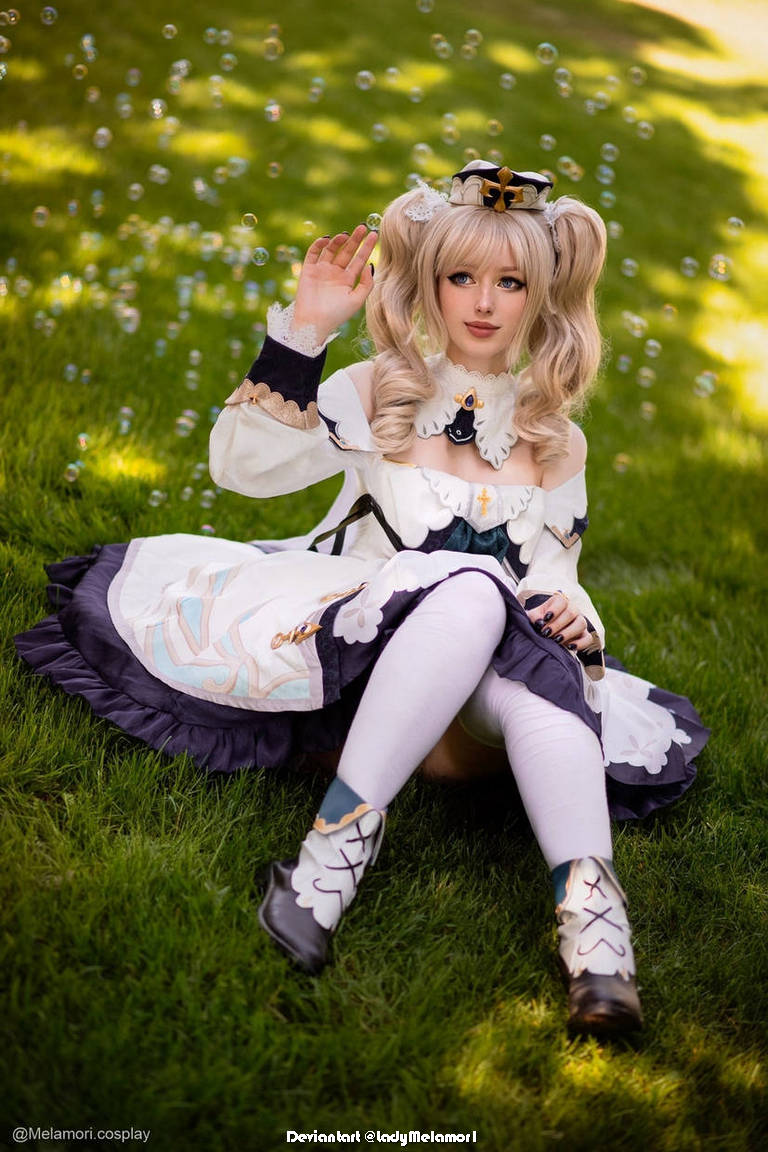 Genshin Impact Barbara Shining Idol Summertime Sparkle Cosplay 3