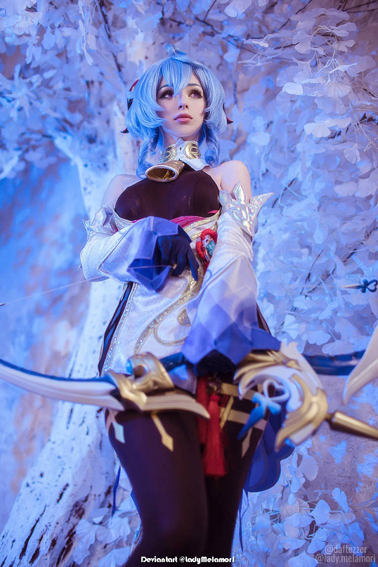 Genshin Impact - Ganyu (Plenilune Gaze) (Frostdew Trail) Cosplay - character analysis