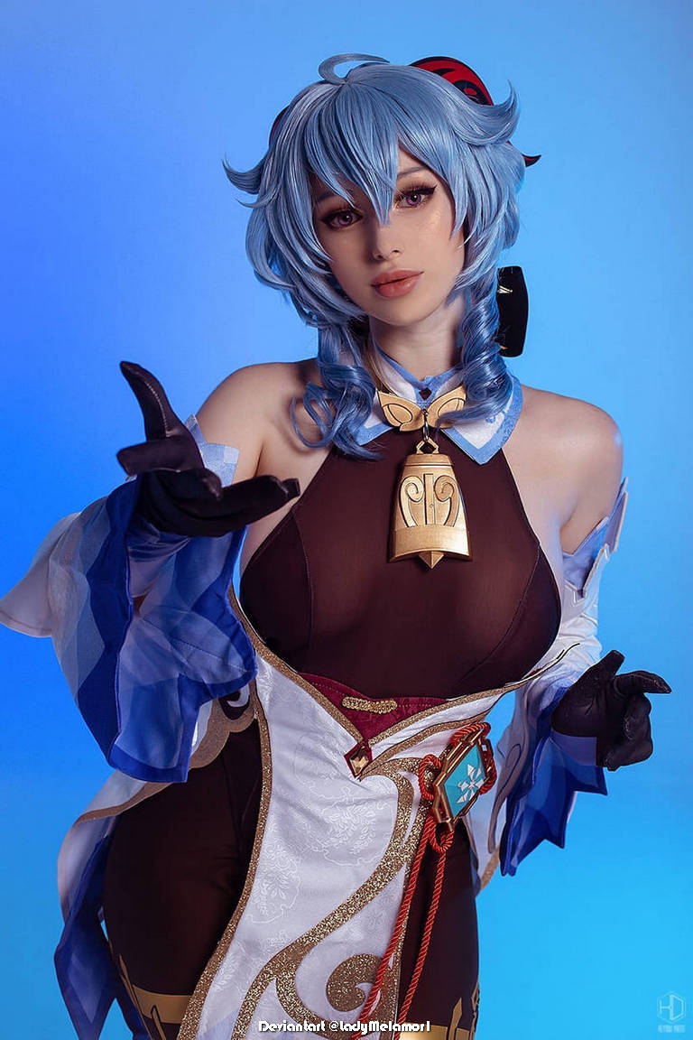 Genshin Impact - Ganyu (Plenilune Gaze) (Frostdew Trail) Cosplay - premium study