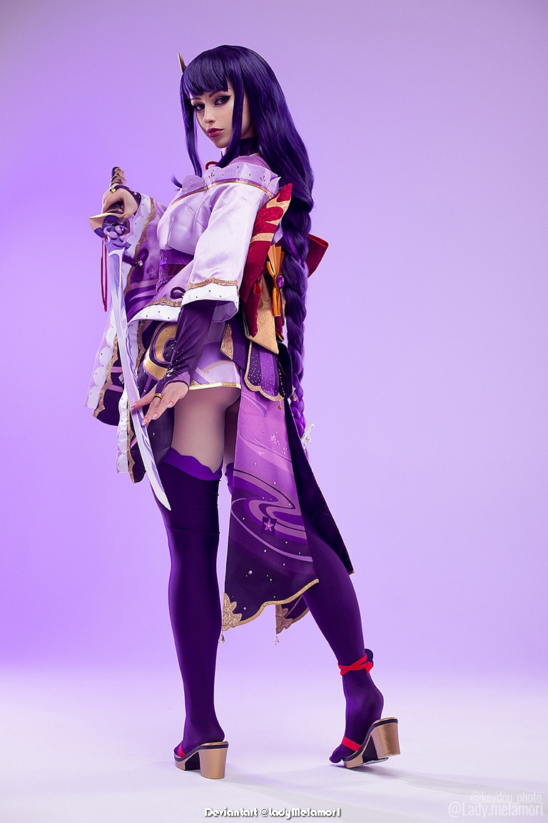 Genshin Impact - Raiden Shogun (Narukamis Law) Cosplay - inspired capture