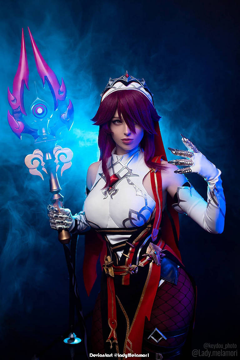 Genshin Impact - Rosaria (Thorny Benevolence) (Executors Thorns) Cosplay - artistic framing