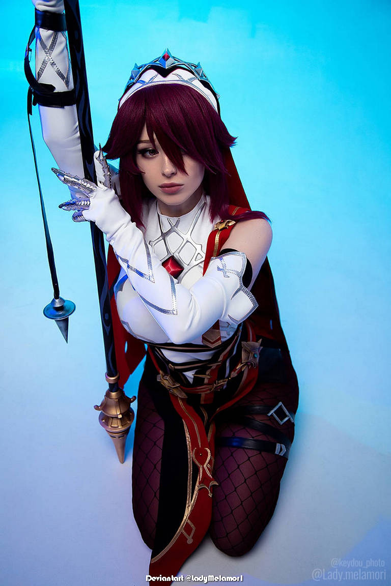 Genshin Impact - Rosaria (Thorny Benevolence) (Executors Thorns) Cosplay - authentic view