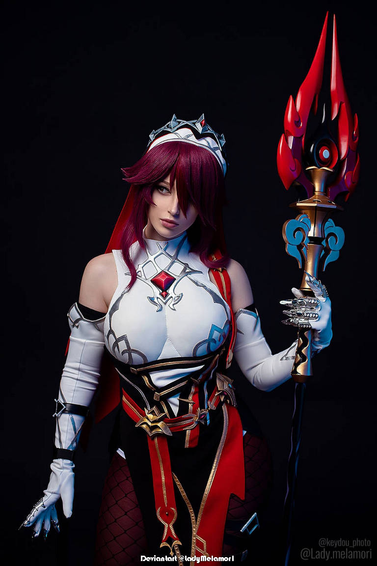 Genshin Impact - Rosaria (Thorny Benevolence) (Executors Thorns) Cosplay - gentle showcase