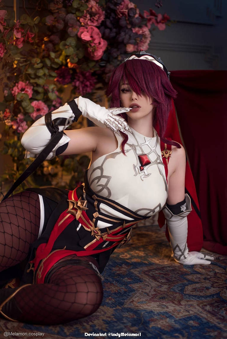 Genshin Impact - Rosaria (Thorny Benevolence) (Executors Thorns) Cosplay - light aesthetic