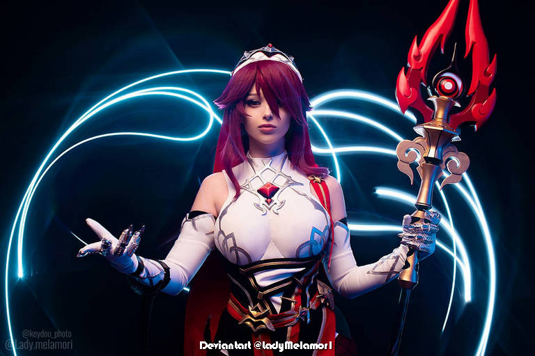 Genshin Impact - Rosaria (Thorny Benevolence) (Executors Thorns) Cosplay - inspired capture