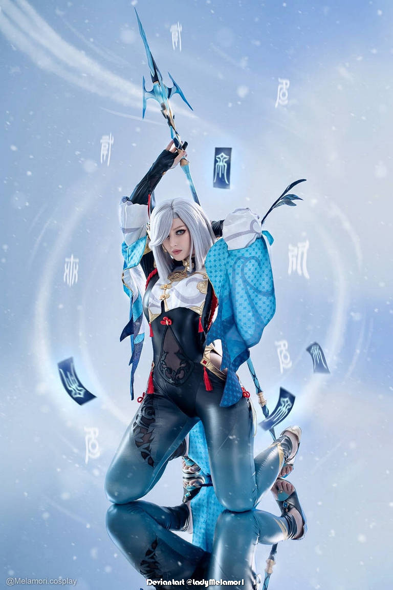 Genshin Impact - Shenhe (Lonesome Transcendence) (The Worlds Shackles) Cosplay - cosplay study Genshin Impact - Shenhe (Lonesome Transcendence) (The Worlds Shackles) Cosplay - cosplay study