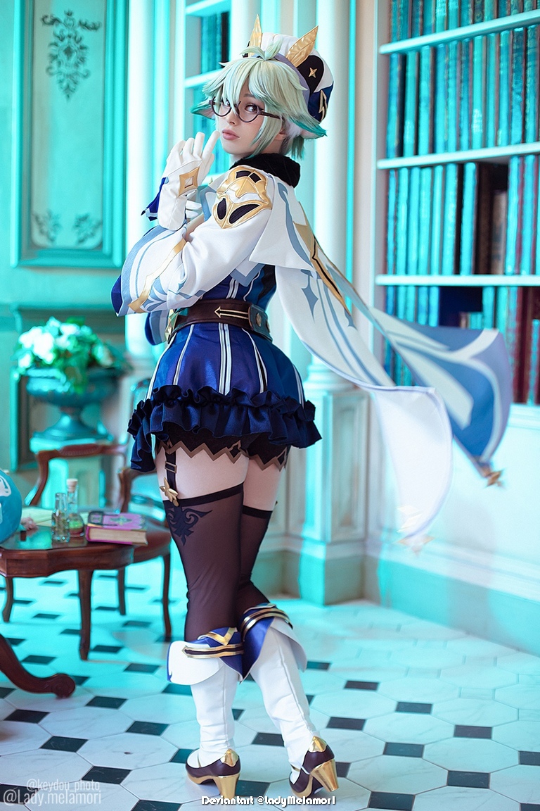 Genshin Impact Sucrose Harmless Sweetie Germinating Wind Cosplay