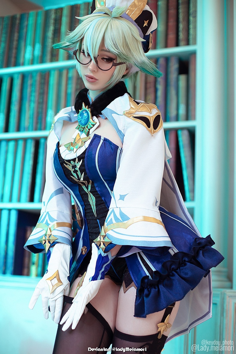 Genshin Impact Sucrose Harmless Sweetie Germinating Wind Cosplay 15