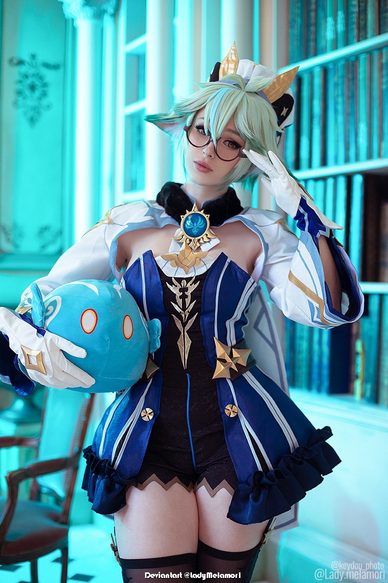 Genshin Impact Sucrose Harmless Sweetie Germinating Wind Cosplay 8