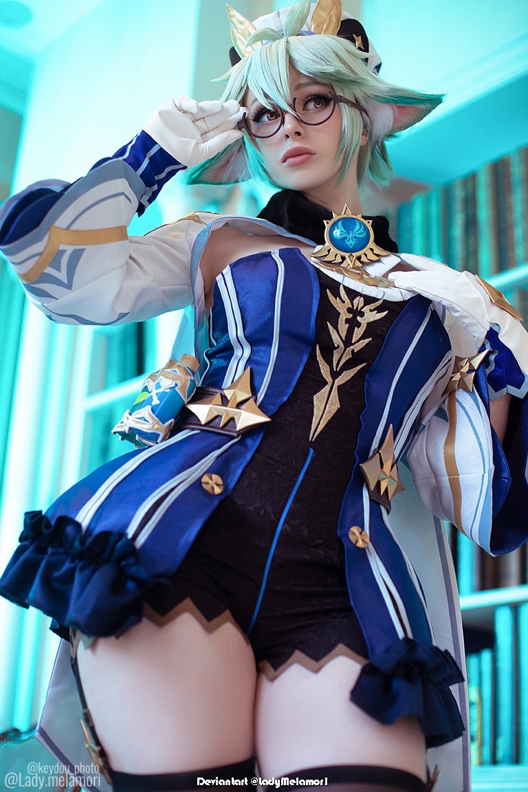 Genshin Impact Sucrose Harmless Sweetie Germinating Wind Cosplay 9