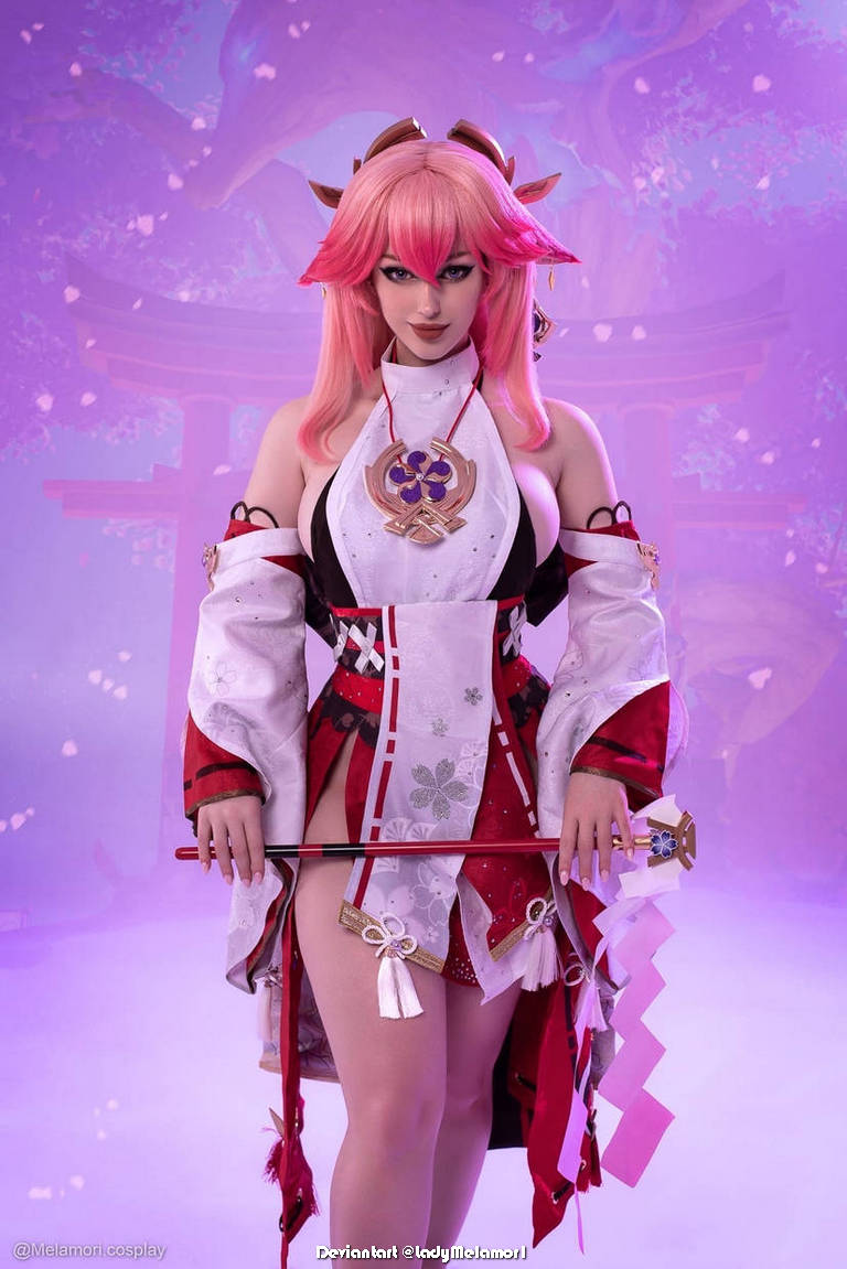 Genshin Impact - Yae Miko (Astute Amusement) (Mikos Instruction) Cosplay - mature capture