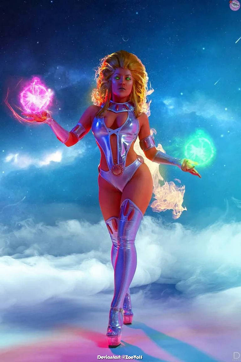 Injustice 2 - Starfire (Koriandr) Cosplay - sensual aesthetic Injustice 2 - Starfire (Koriandr) Cosplay - sensual aesthetic