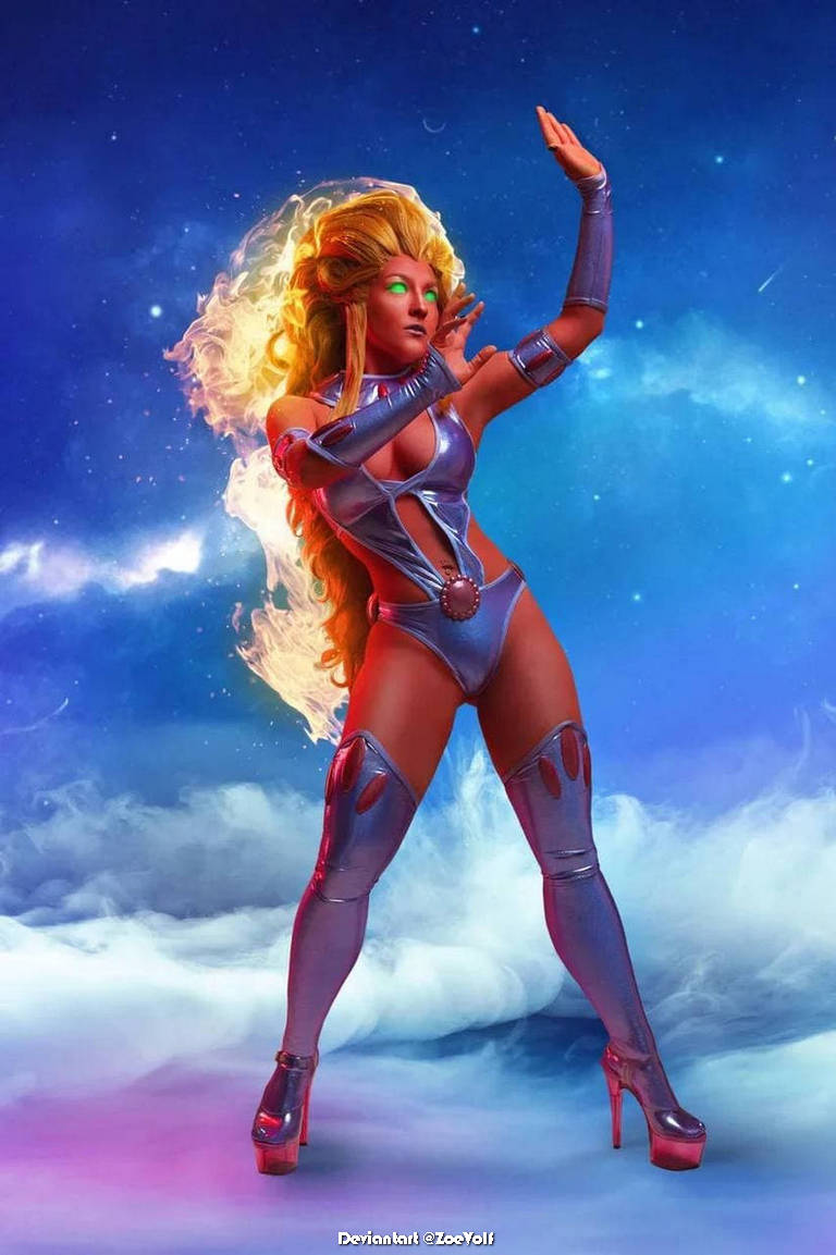 Injustice 2 - Starfire (Koriandr) Cosplay - artistic composition Injustice 2 - Starfire (Koriandr) Cosplay - artistic composition